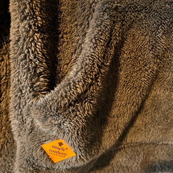 Simply Southern Sherpa Quarter Zip - Picture 2 of 3